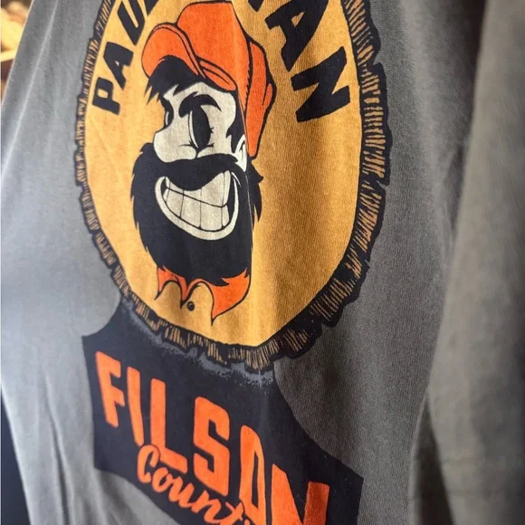 Filson Men's Paul Bunyan Graphic T-Shirt - Filson Country Grey - Size XL - Picture 4 of 10